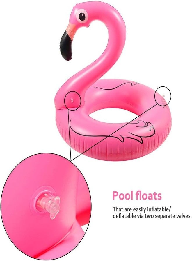 XIBO Swimming Ring Flamingo Inflatable Floating Row Swimming Ring, Women's Beach Toy Fun Water Activities Pool Floats Raft,Swimming Fun Kid Water Sports Sea Beach Ring. - Image 3